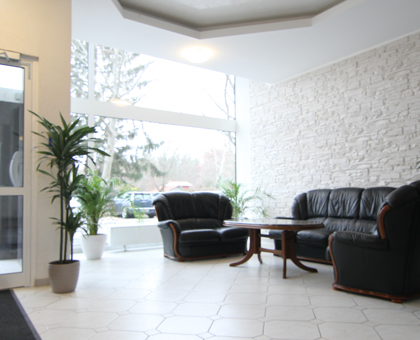 Eingangsbereich Rezeption Eingang Hotel Mentelin Berlin